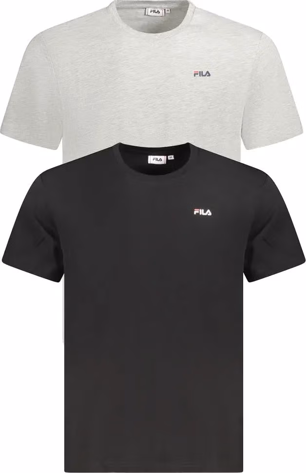 Fila Black Organic Cotton Men's T-Shirt