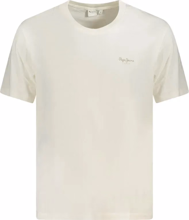 Pepe Jeans Bianco Cotton Men T-Shirt