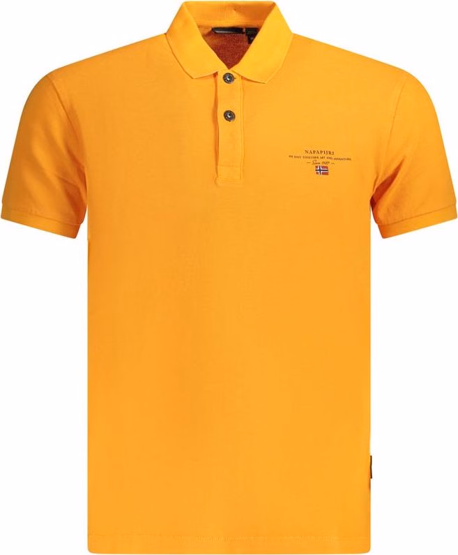 Napapijri Arancione Cotton Men Polo