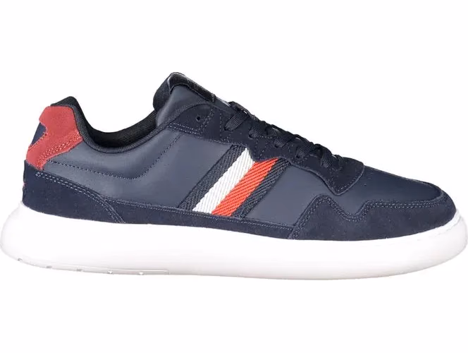 Tommy Hilfiger Blue Polyurethane Men Sneaker