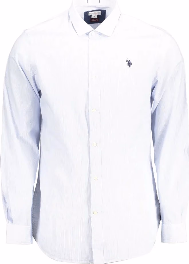 U.S. POLO ASSN. Azzurro Cotton Men's Shirt
