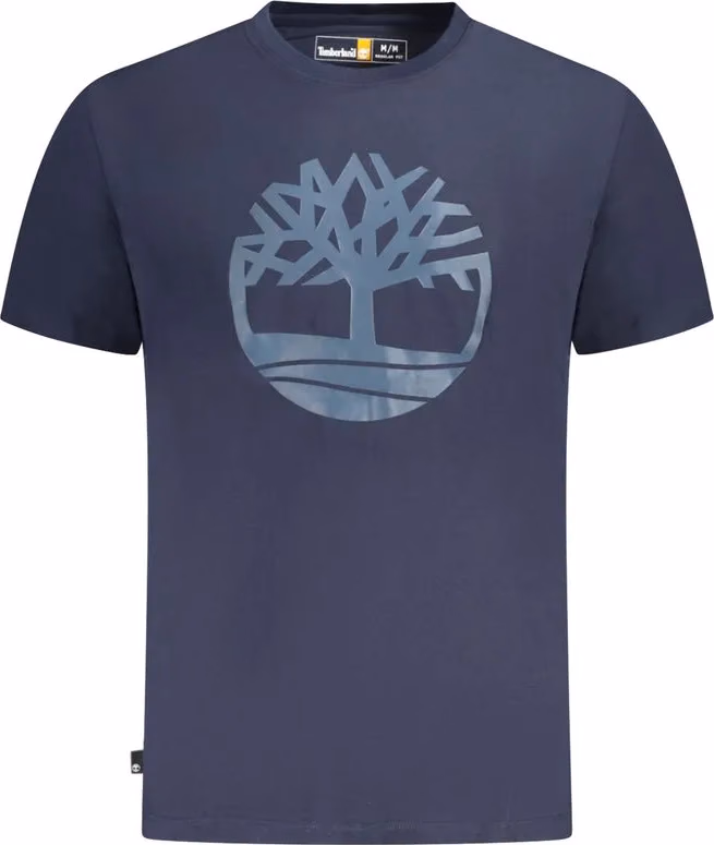 Timberland Blue Cotton Men T-Shirt