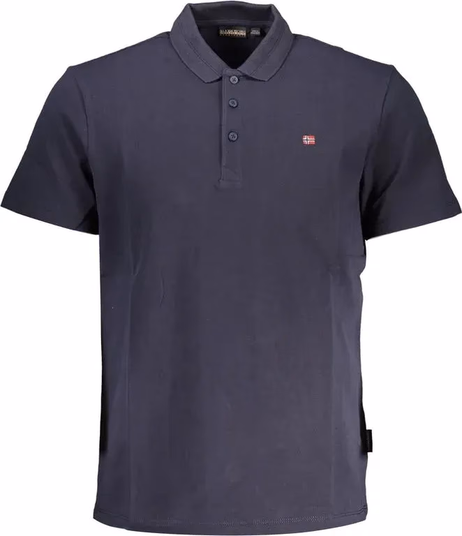Napapijri Blue Cotton Men's Polo-Shirt