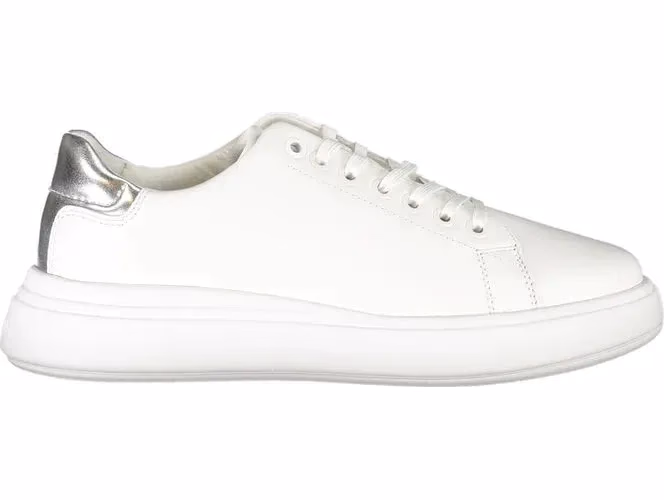 Calvin Klein Bianco Leather Women Sneaker