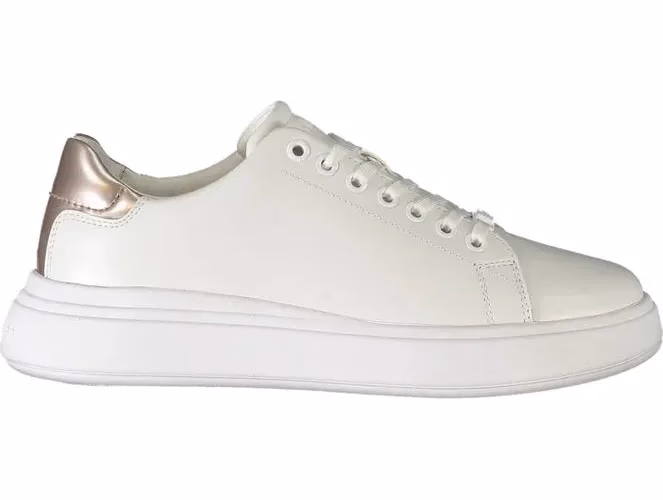 Calvin Klein White Leather Women Sneaker