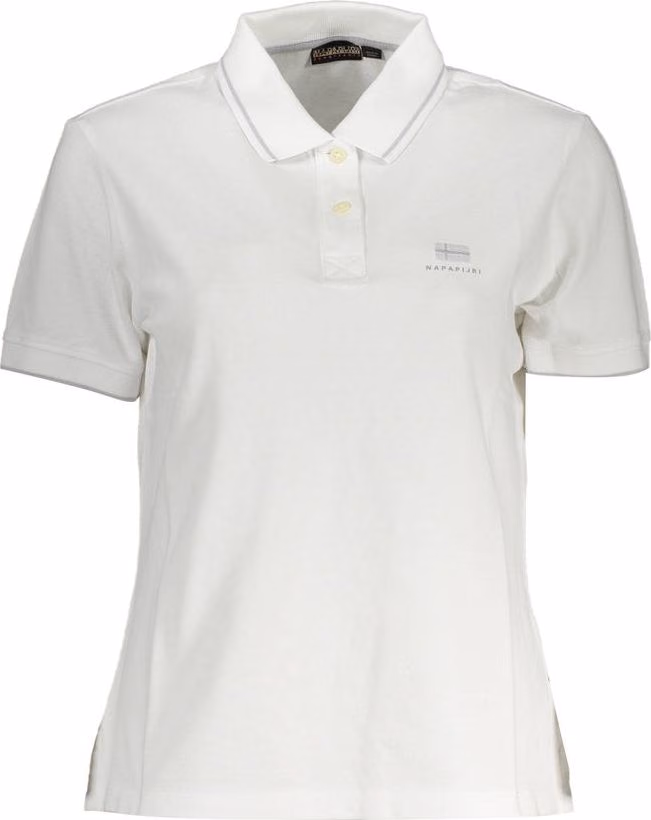 Napapijri Bianco Cotton Women Polo
