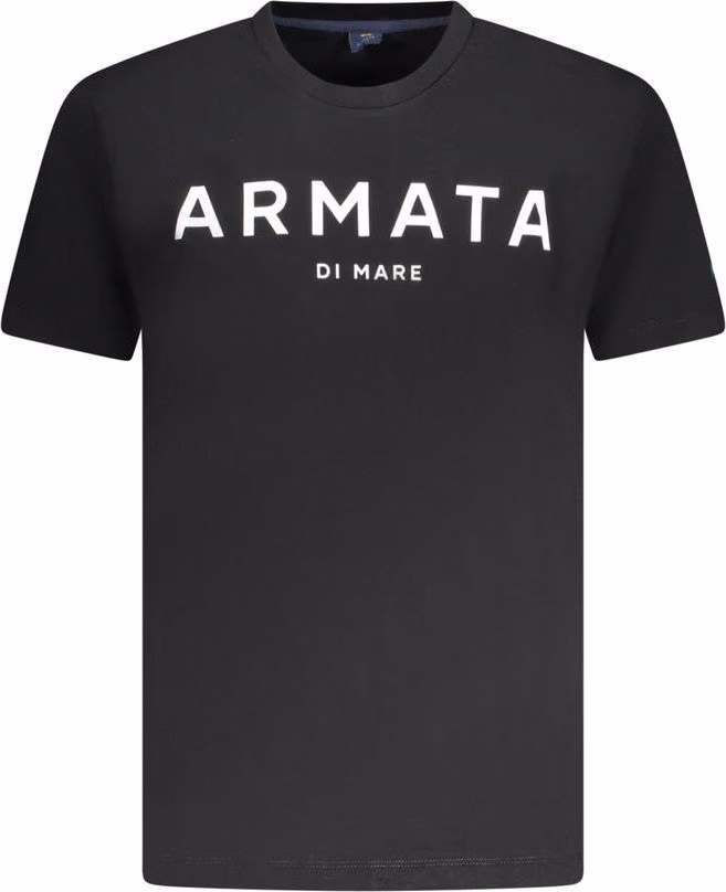 Armata Di Mare Black Cotton Men's T-Shirt