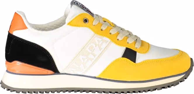 Napapijri Yellow Polyurethane Men Sneaker
