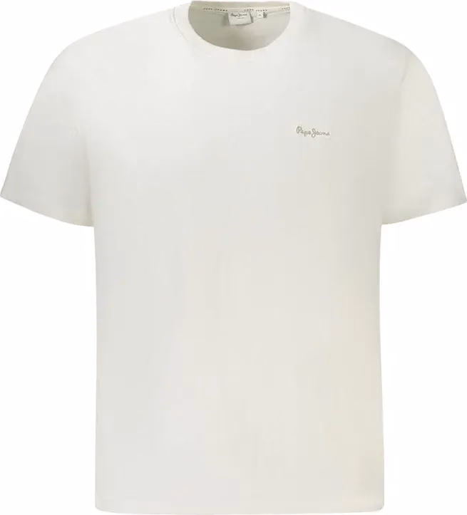 Pepe Jeans Bianco Cotton Men T-Shirt