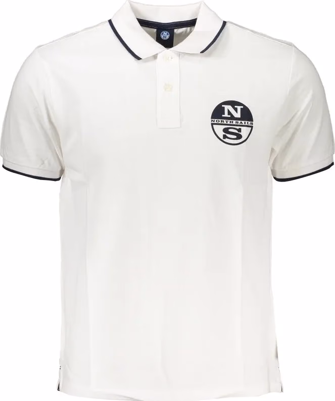 North Sails White Cotton Men's Polo Shirt