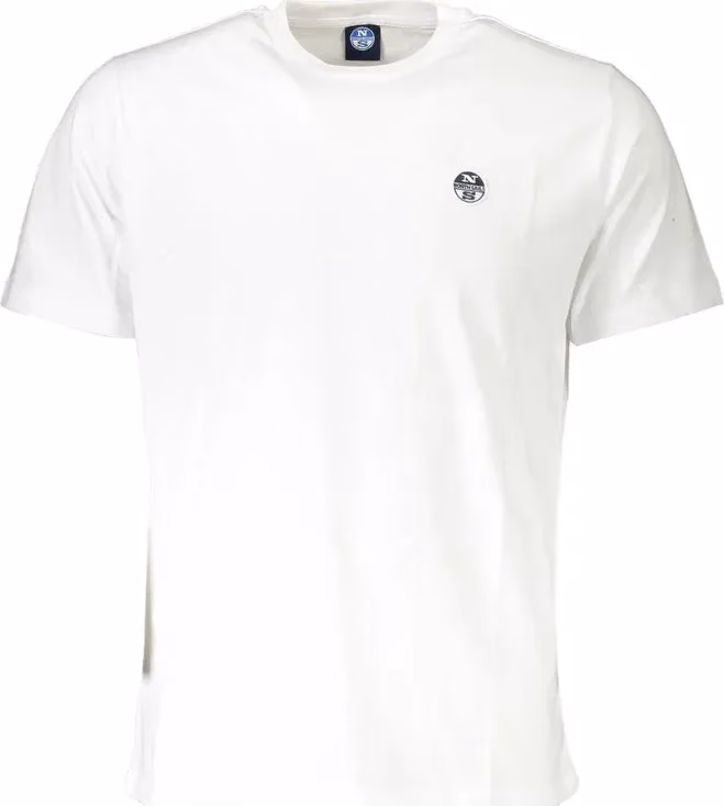 North Sails Bianco Cotton Mens T-Shirt