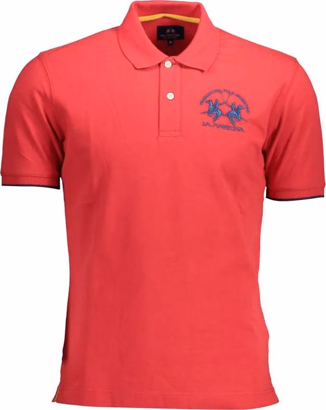 La Martina Elegant Pink Polo: Casual Luxury for Men