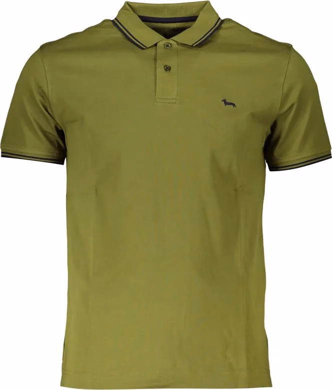 Harmont & Blaine Verde Cotton Mens Polo
