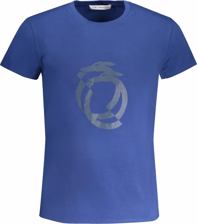 Trussardi Blue Cotton Men's T-Shirt