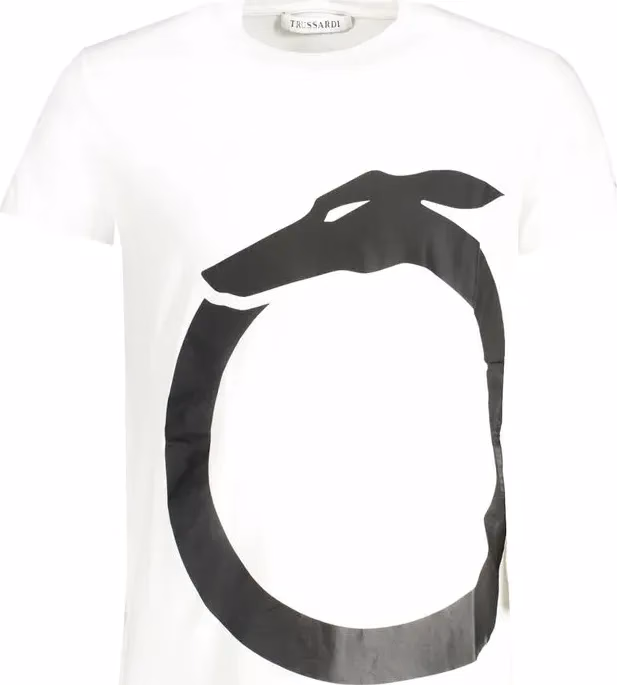 Trussardi White Cotton Men's T-Shirt