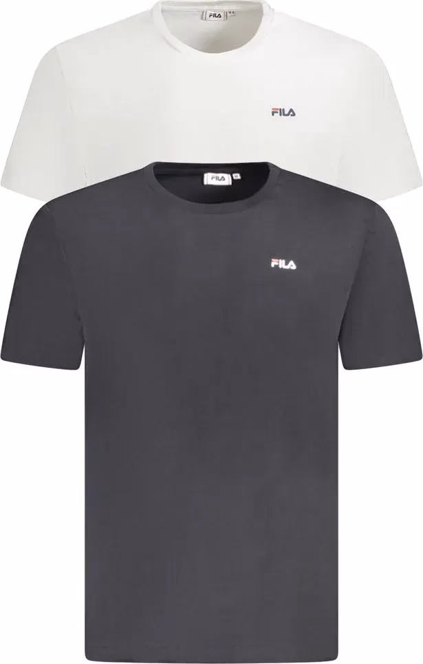 Fila Black Organic Cotton Men's T-Shirt