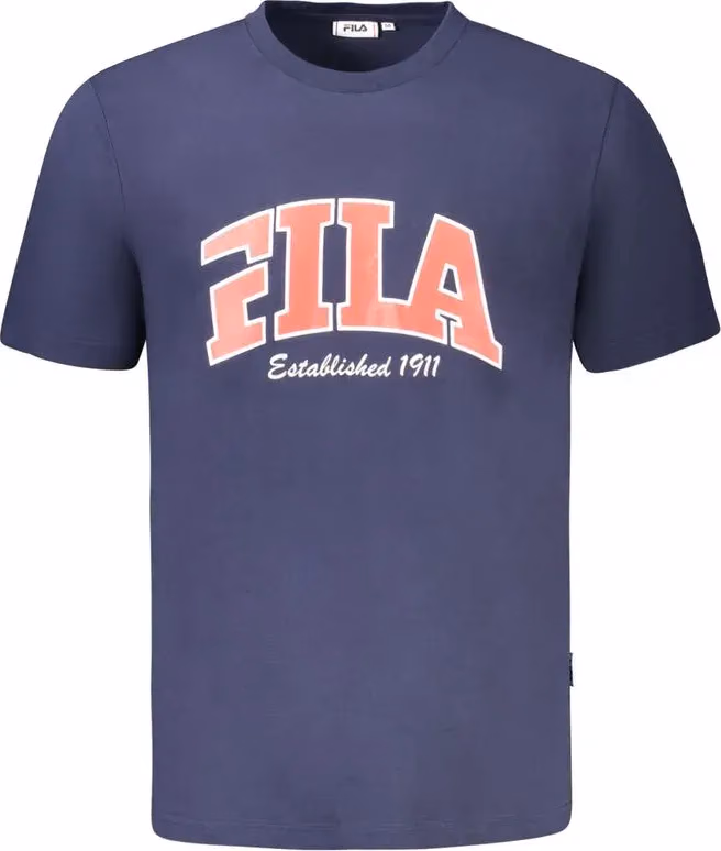 Fila Blu Cotton Uomo T-Shirt