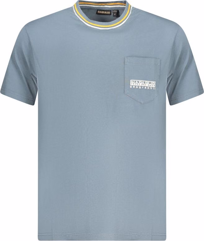 Napapijri Grigio Organic Cotton Men's T-Shirt