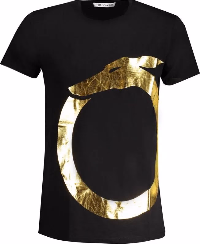 Trussardi Black Cotton Men's T-Shirt