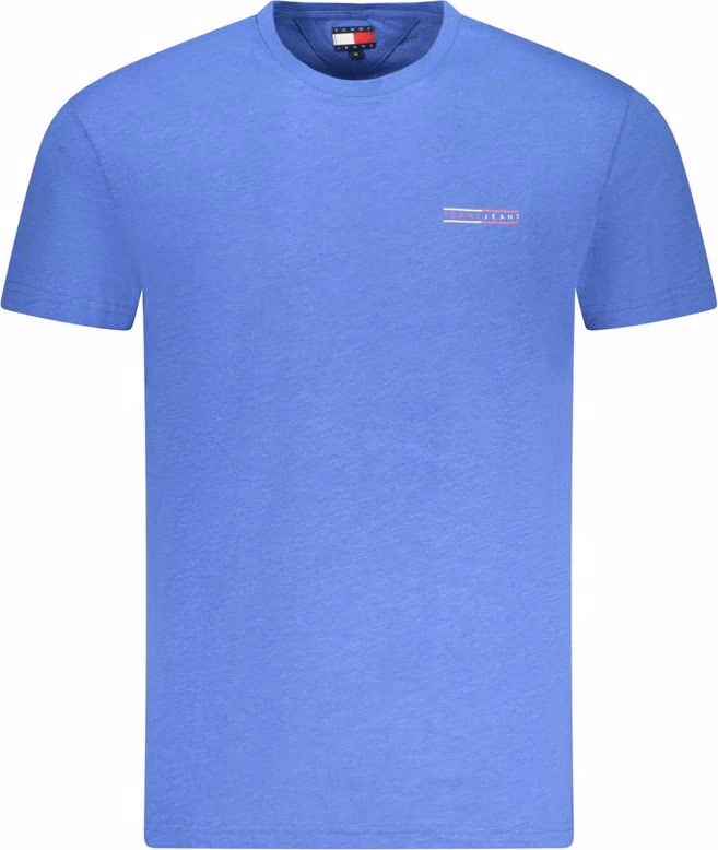 Tommy Hilfiger Blue Cotton Men T-Shirt