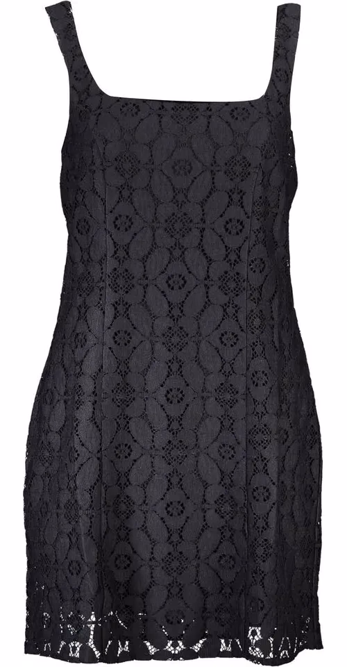 Desigual Black Polyester Women Dress