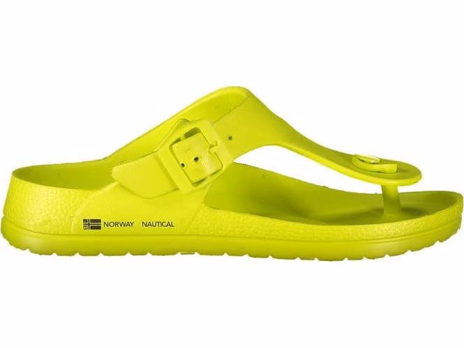 Norway 1963 Giallo Plastica Women Ciabatta