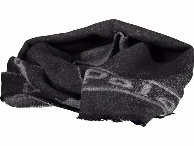 Ralph Lauren Nero Lana Uomo Scarf