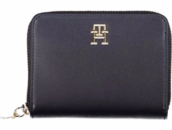 Tommy Hilfiger Blue Polyurethane Women Wallet
