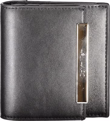 Black Polyurethane Women Wallet