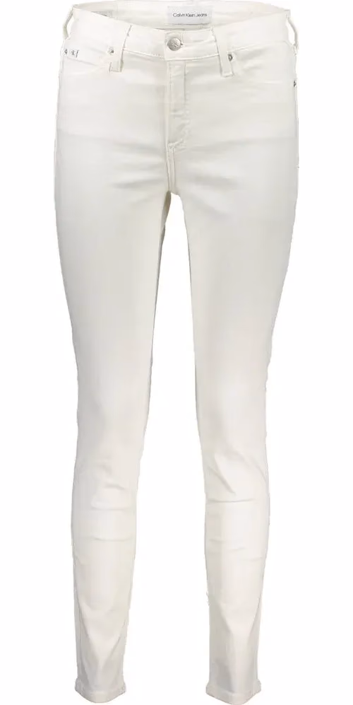 Calvin Klein Bianco Cotton Women Jeans