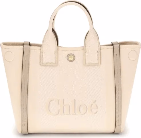 Chloé Beige Cotton Handbag