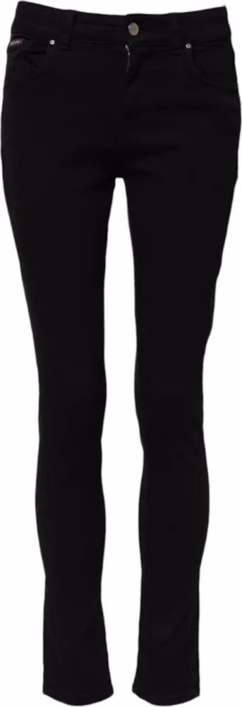 Dolce & Gabbana Black Cotton Skinny Mid Waist Denim Jeans