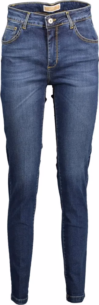 Kocca Blue Cotton Women Jean