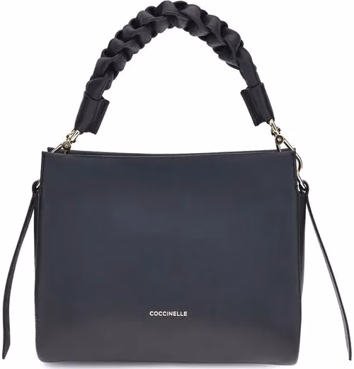 Coccinelle Black Calf Leather Bos Taurus Handbag