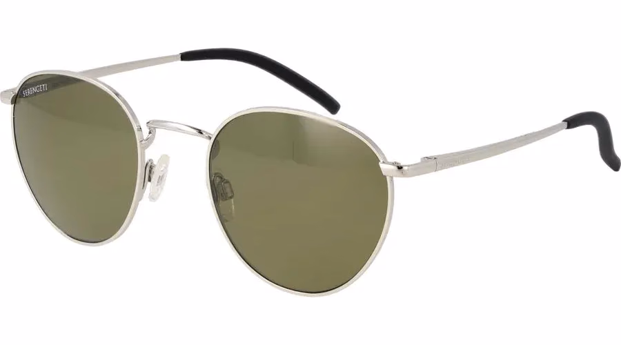 Serengeti Silver Metal Sunglasses