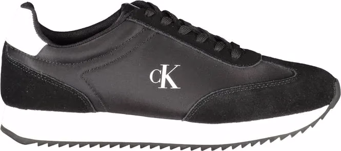 Calvin Klein Nero Leather Women Sneaker