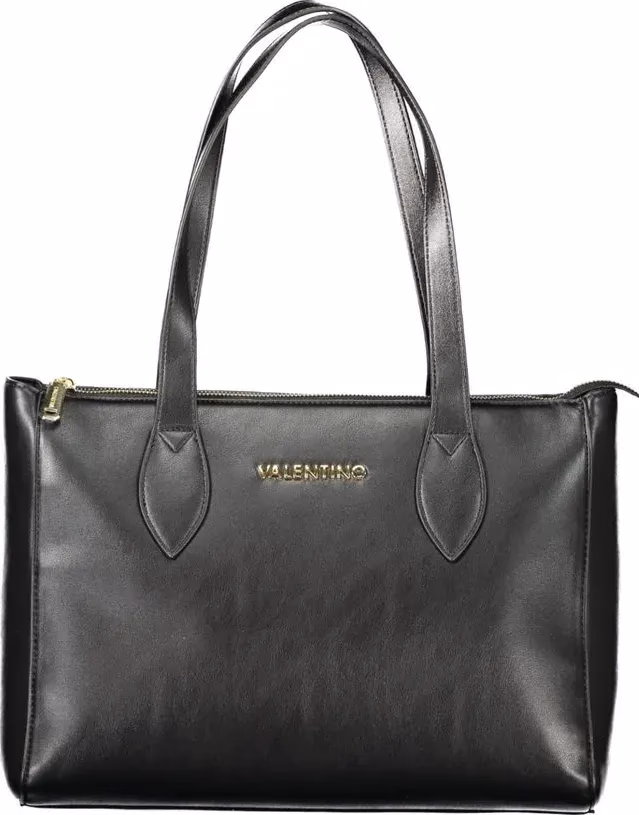Mario Valentino Black Polyurethane Women's Bag