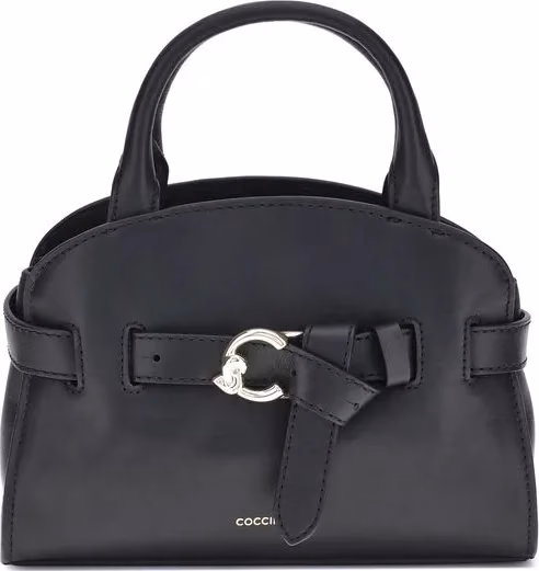 Coccinelle Black Calf Leather Bos Taurus Handbag