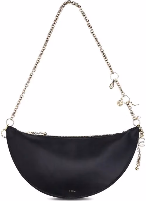 Chloé Black Calf Leather Bos Taurus Shoulder Bag