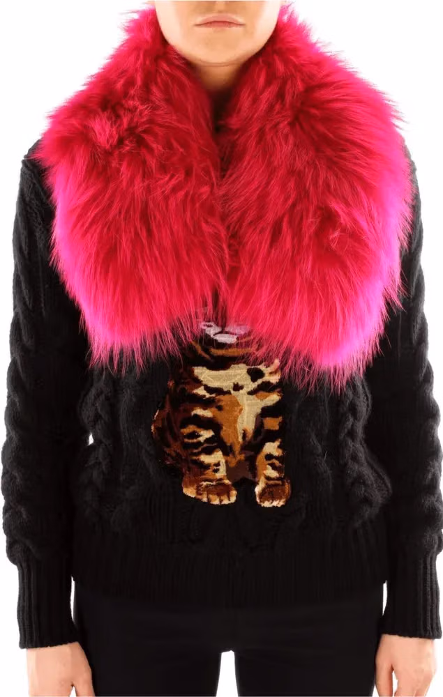 Mr. Mrs. Shirt Pink Fur Foulard
