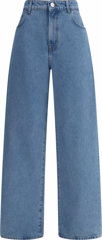 Rohe Blue Cotton Relaxed Fit Jeans
