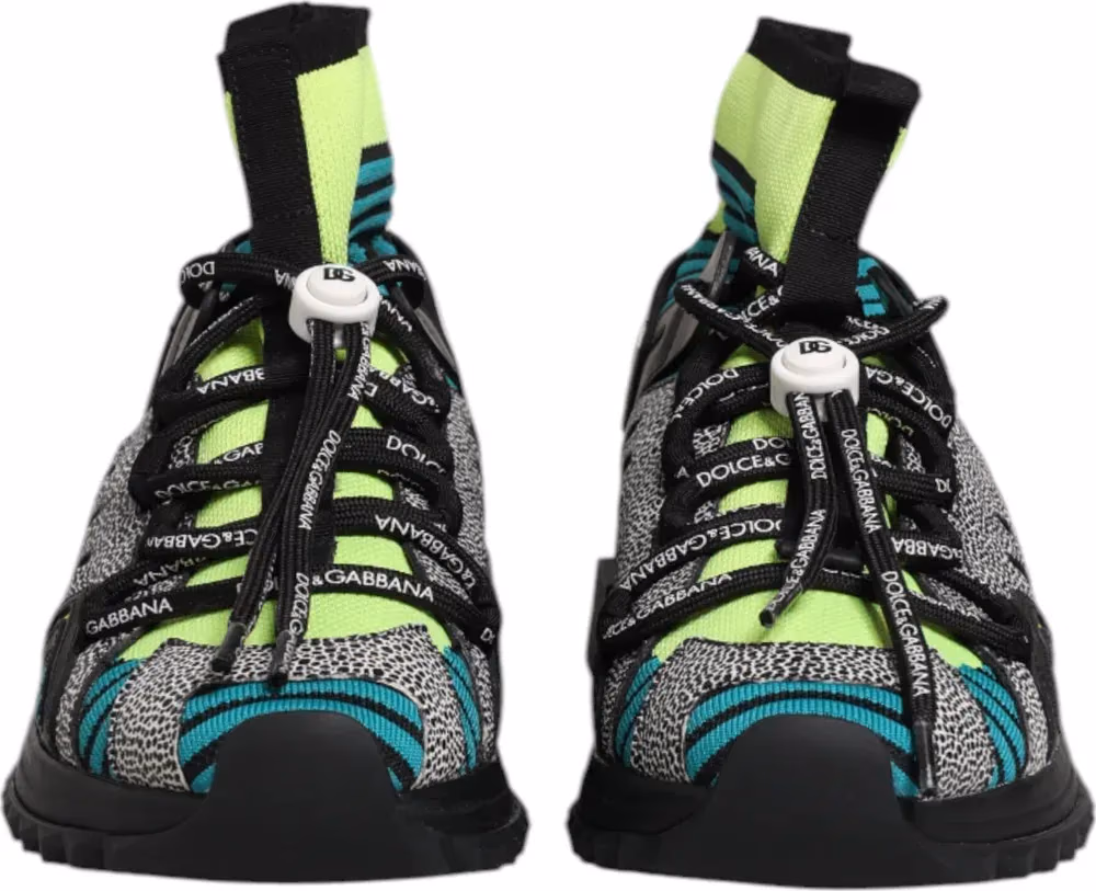 Dolce & Gabbana Multicolor Sorrento Socks Men Sneakers Shoes