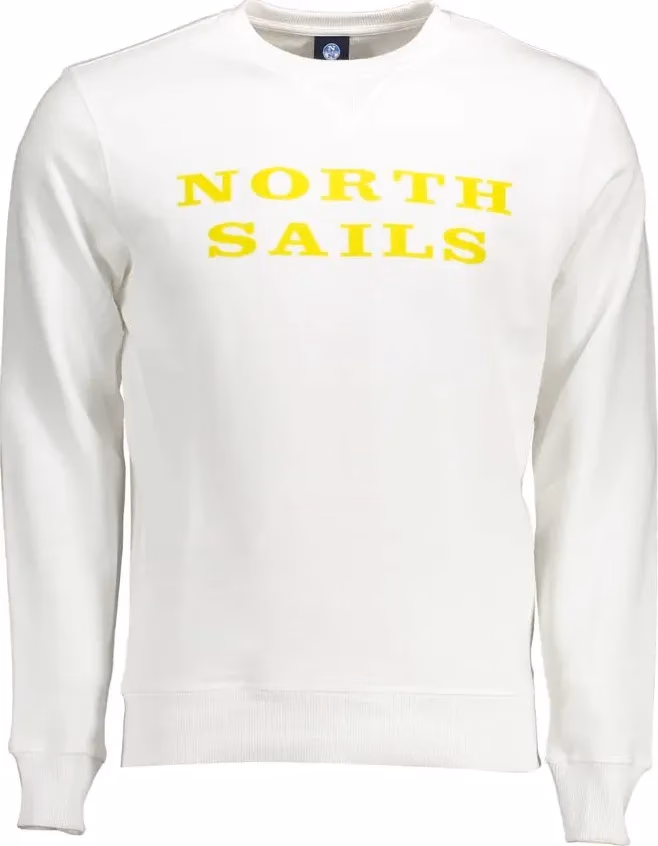 North Sails White Cotton Men's Sweatshirt