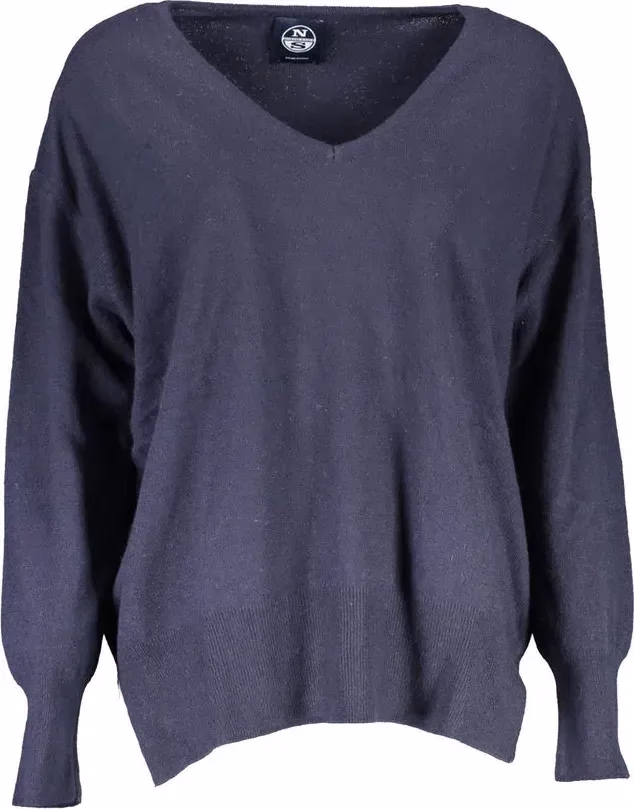 North Sails Blue Polyamide Women Sweater