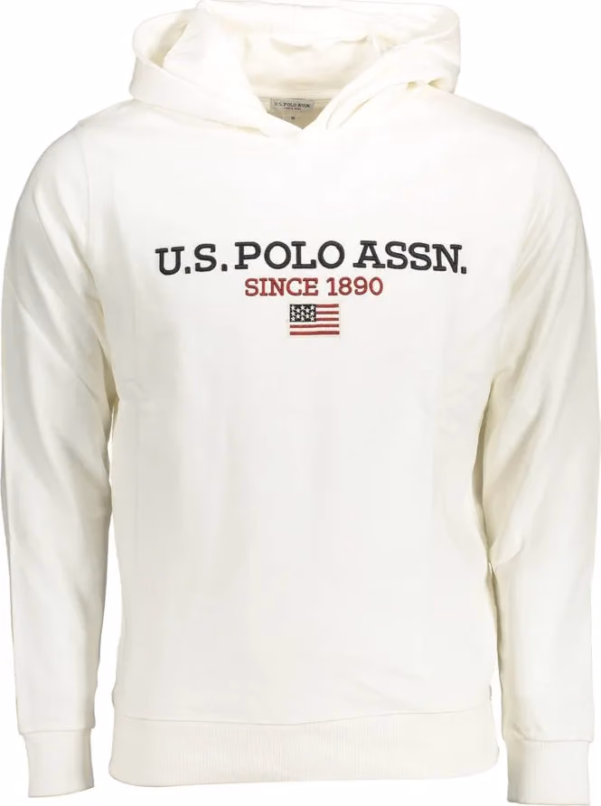 U.S. POLO ASSN. White Cotton Men's Sweatshirt