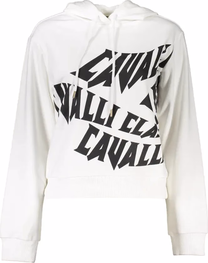 Cavalli Class White Cotton Women Sweater