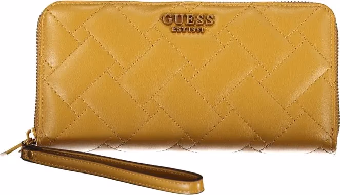 Guess Jeans Yellow Polyurethane Women Wallet