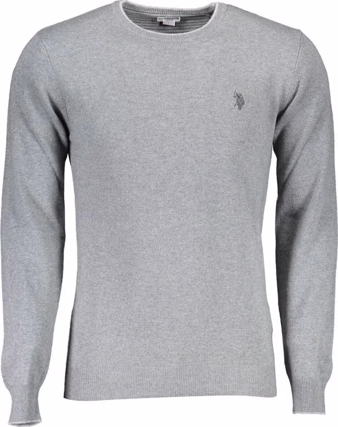 U.S. POLO ASSN. Gray Wool Men's Sweater