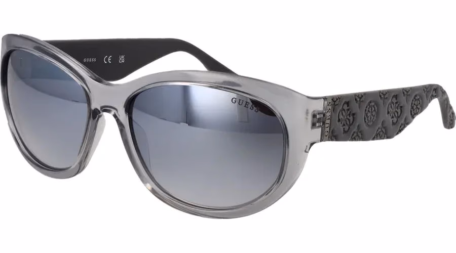 Guess Gray Stainless Steel Sunglasses
