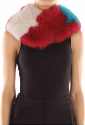 Pink Fur Foulard